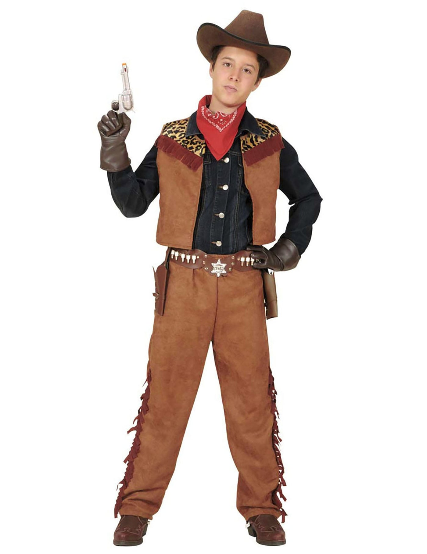Kit déguisement cowboy du Far West garçon