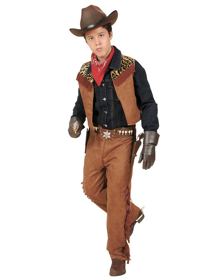 Kit déguisement cowboy du Far West garçon