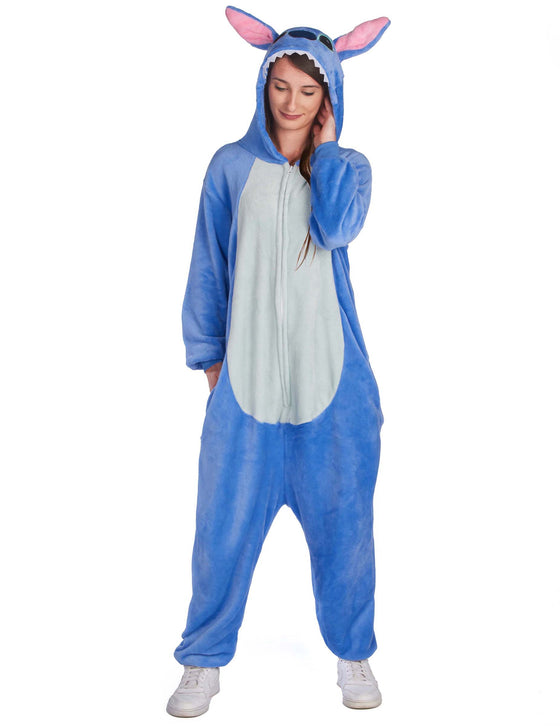 Déguisement créature extraterrestre bleue femme