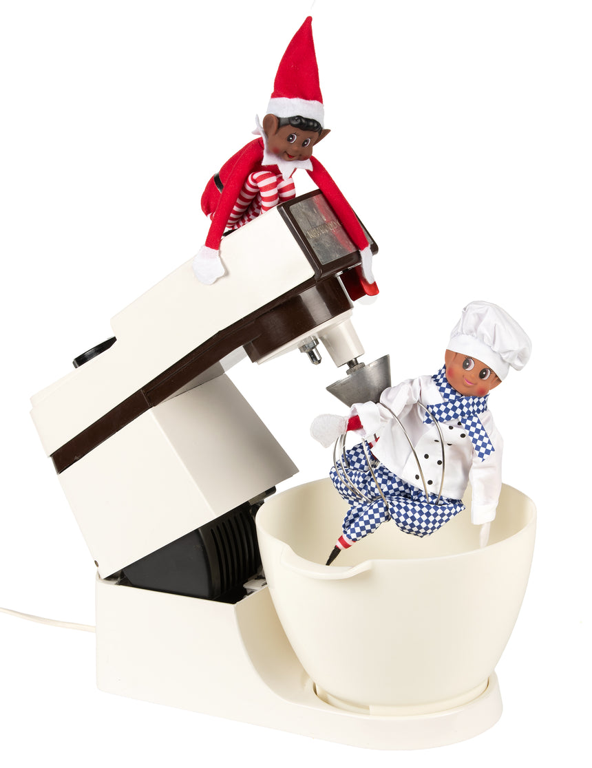 Déguisement cuisinier 4 pièces pour poupée lutin farceur