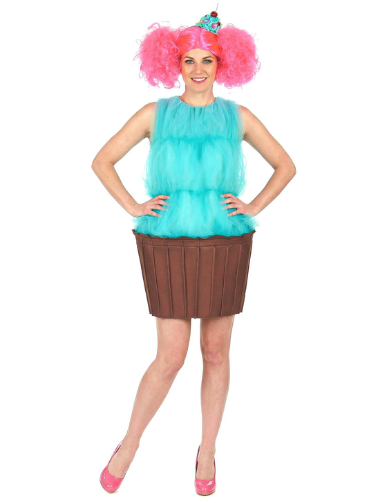 Déguisement cupcake turquoise femme