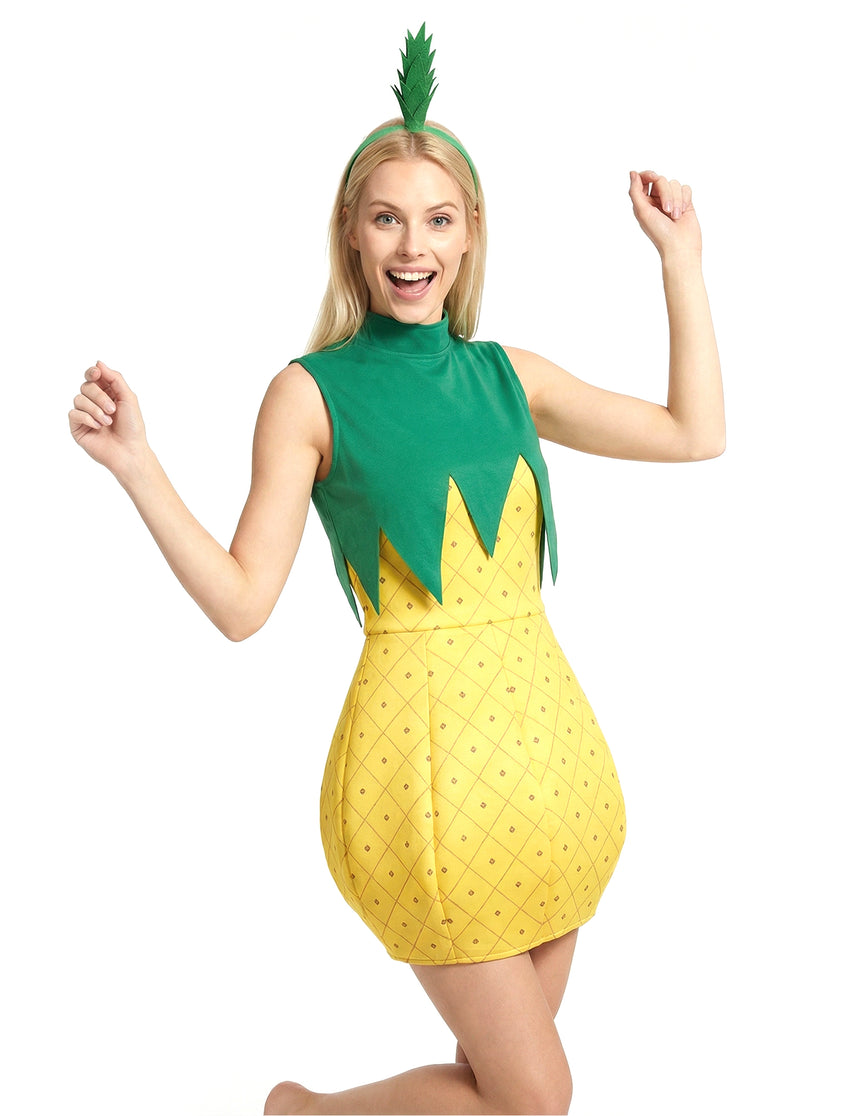 Déguisement d'ananas femme