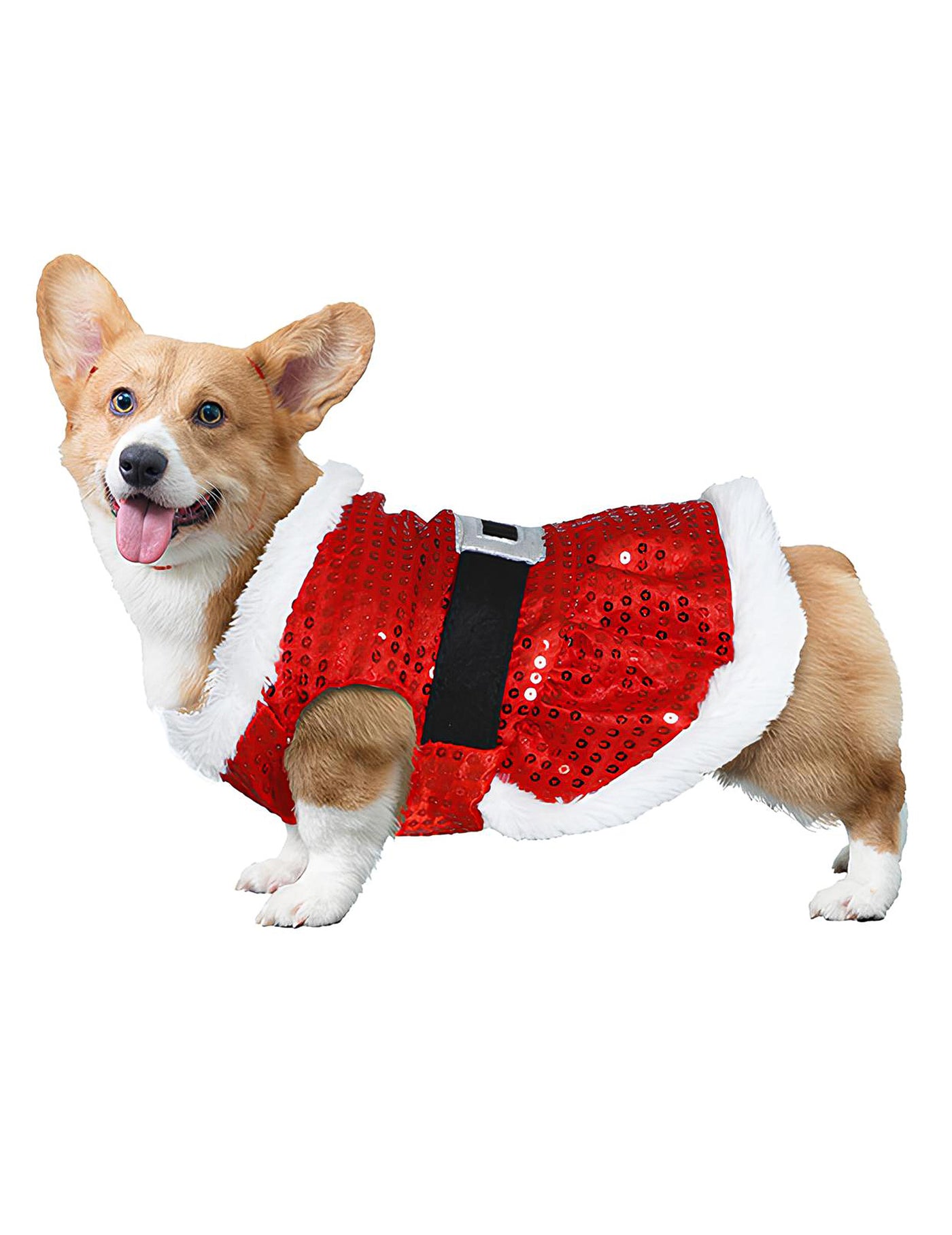 Déguisement de Noël à sequins pour chien