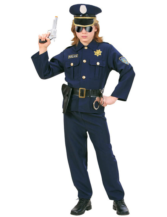 Déguisement policier bleu marine garçon