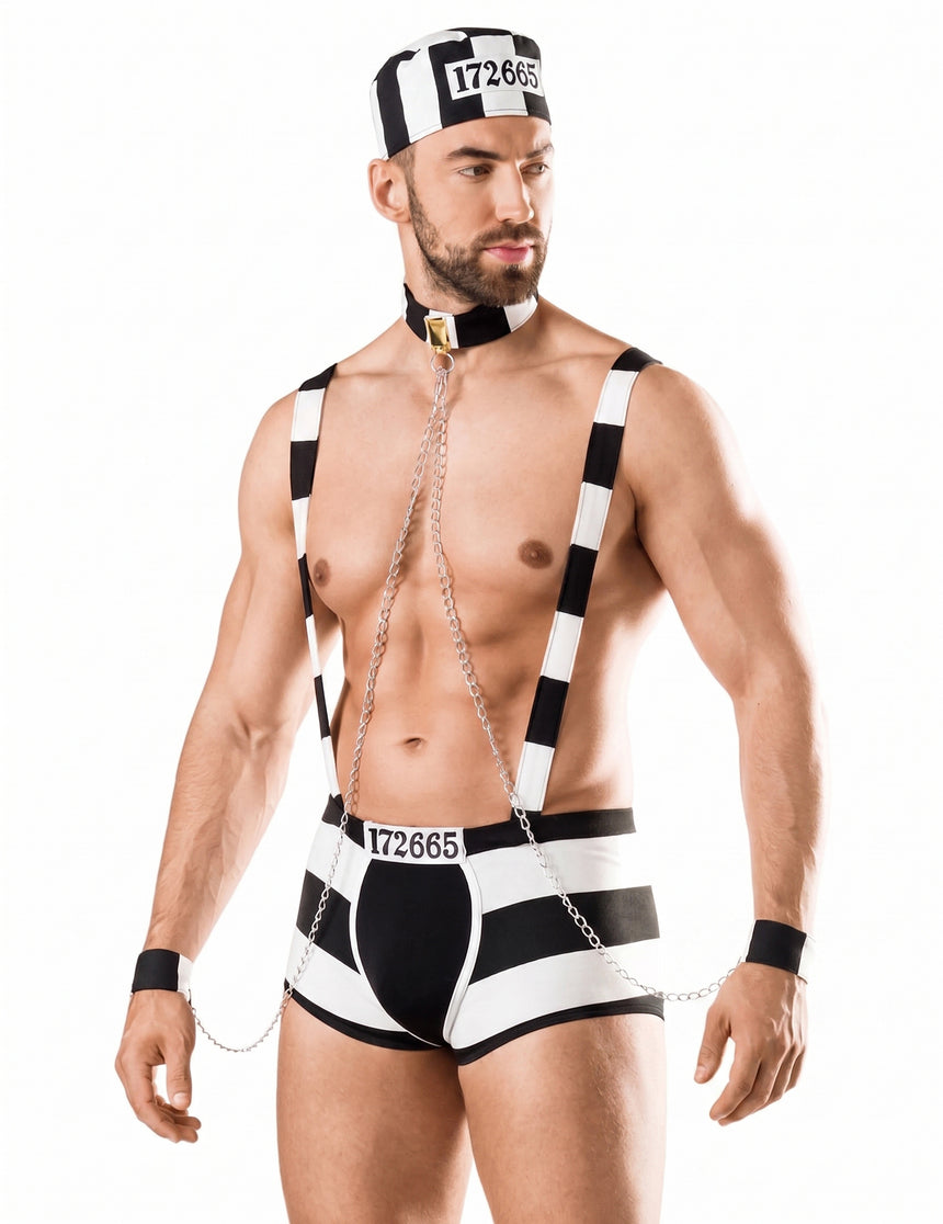 Déguisement de Prisonnier Sexy Luxe pour homme