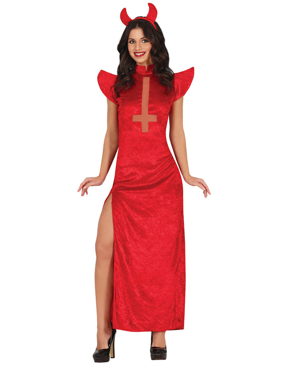 Déguisement démon rouge sexy femme
