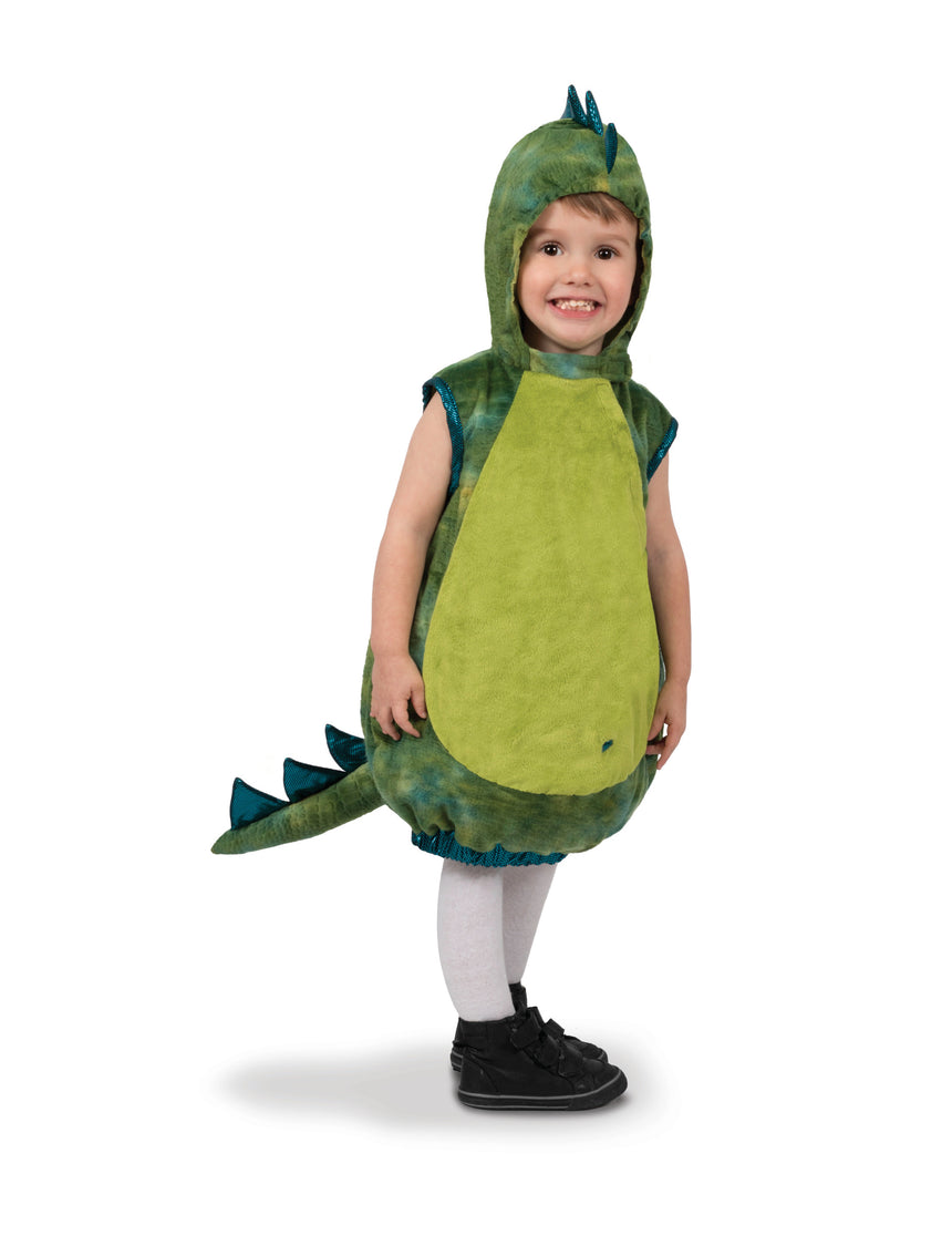 Déguisement dinosaure vert bébé