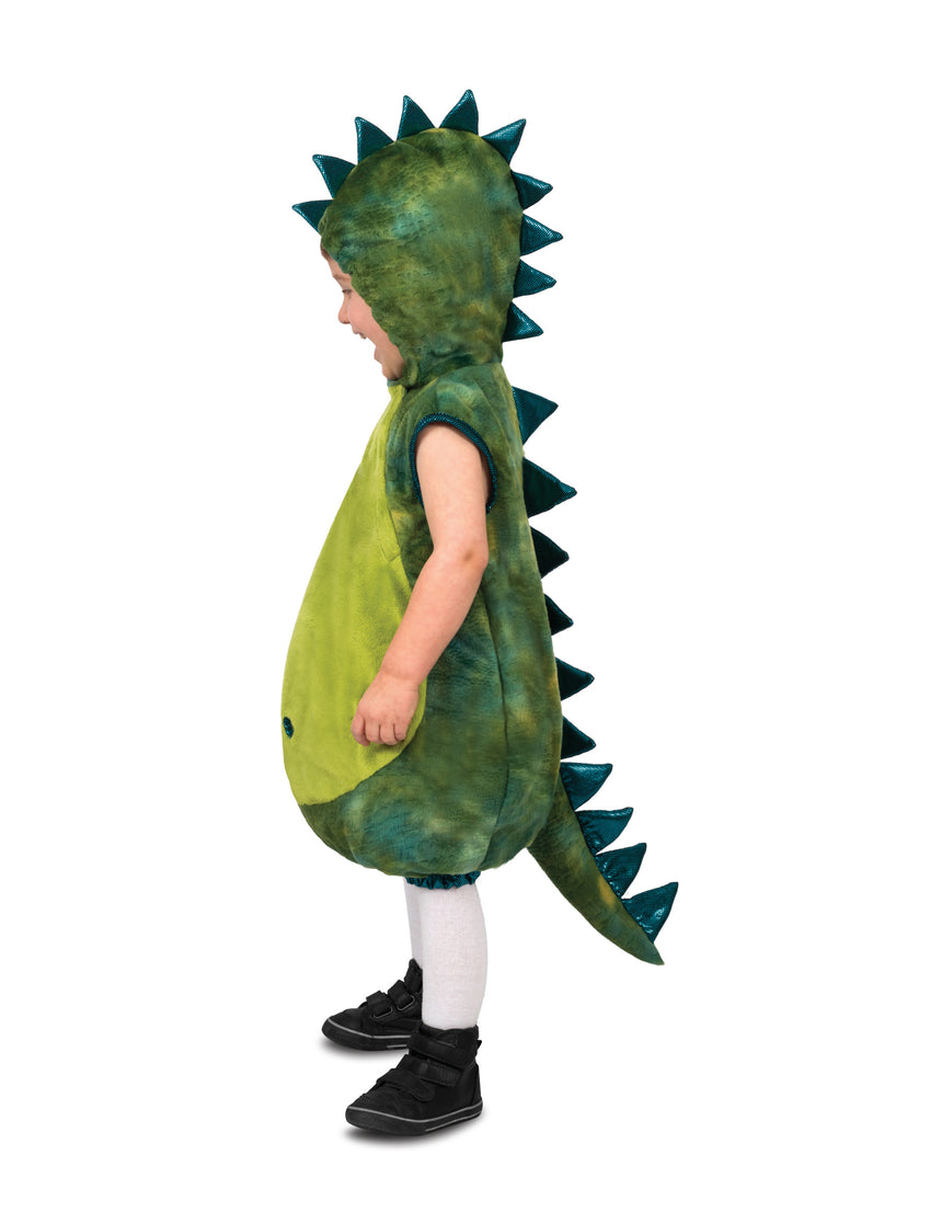 Déguisement dinosaure vert bébé