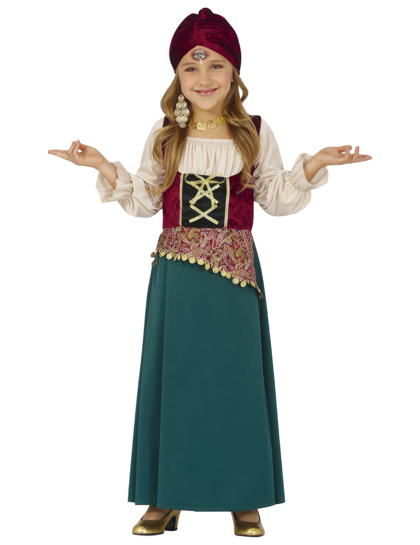 Déguisement diseuse de bonne aventure fille