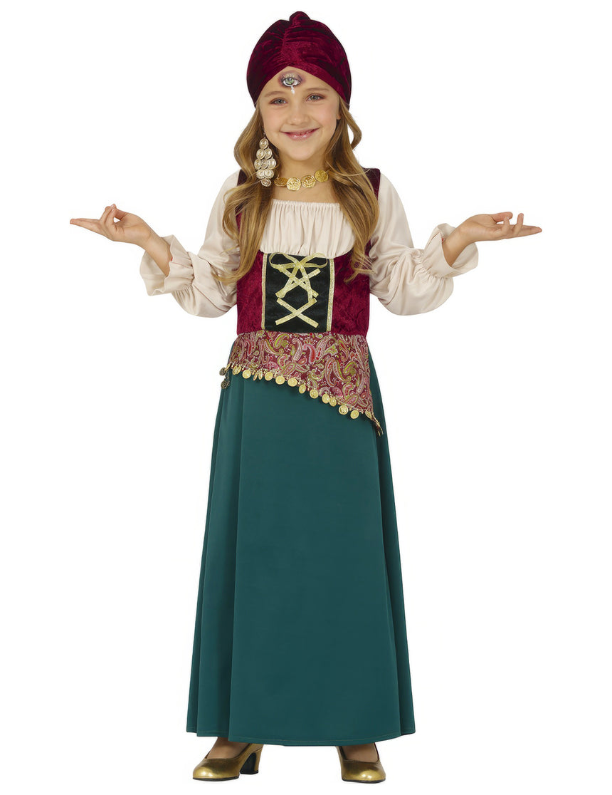 Déguisement diseuse de bonne aventure fille