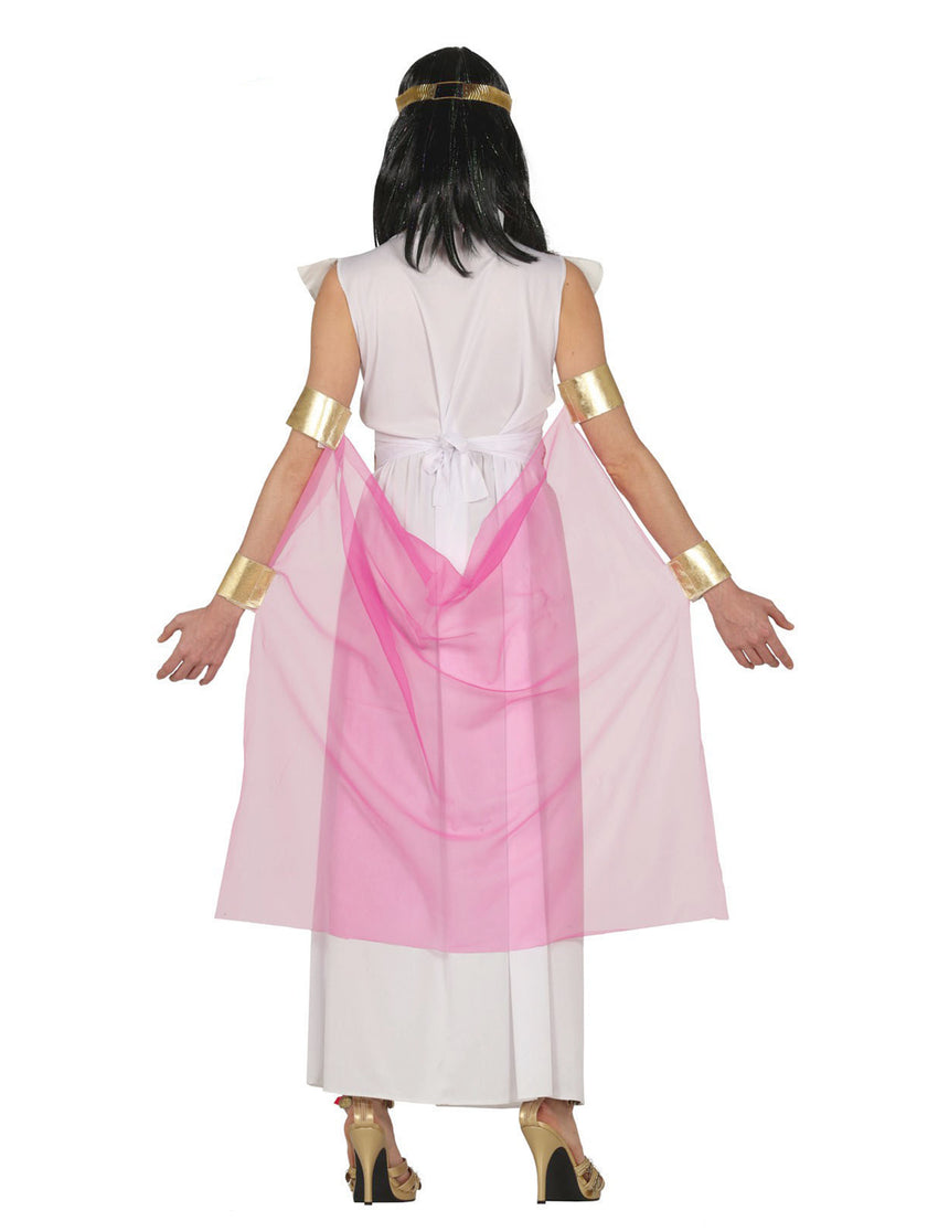 Déguisement égyptienne rose et or femme
