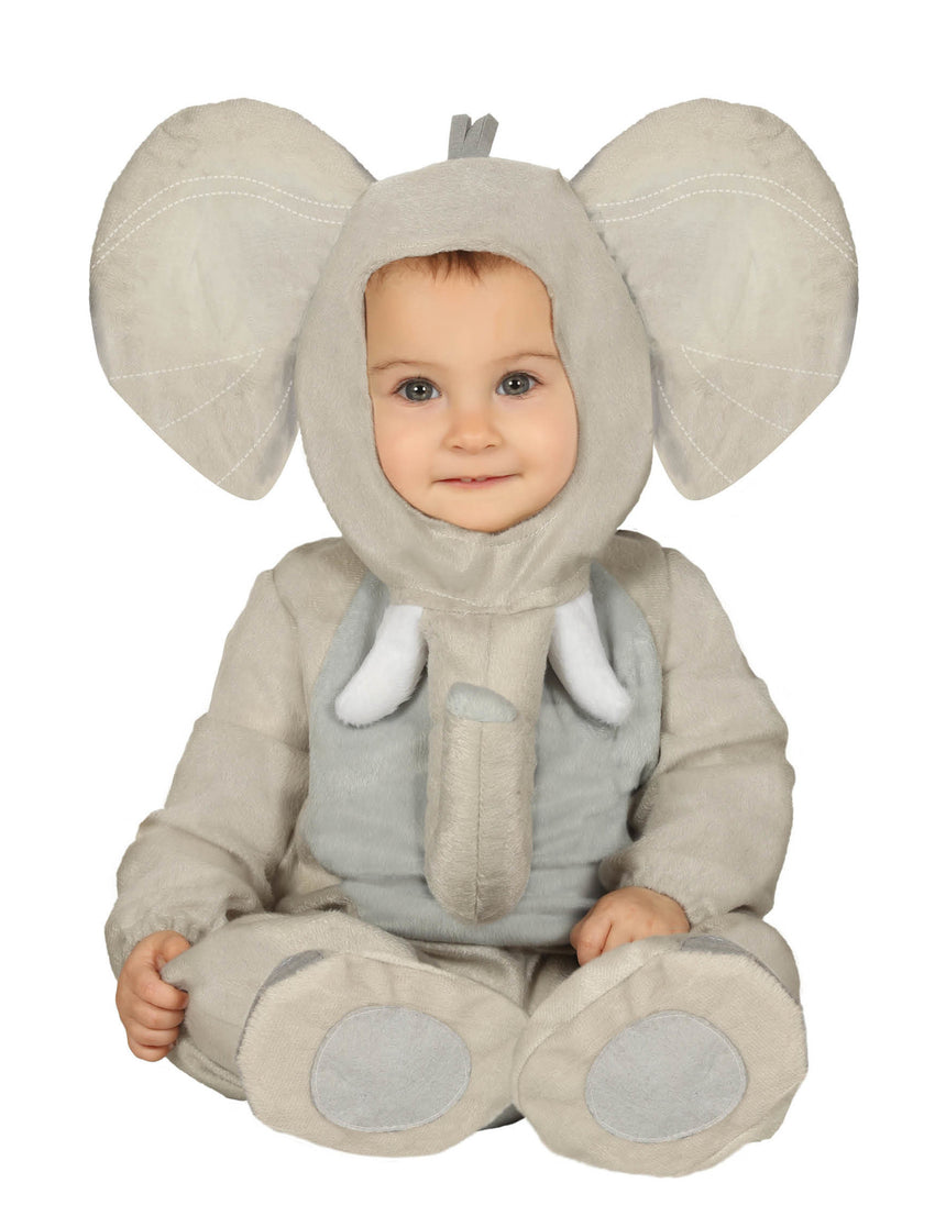 Déguisement éléphant peluche bébé
