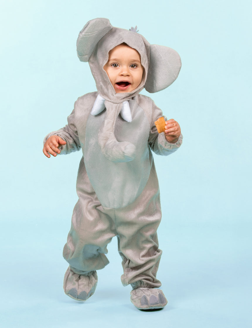 Déguisement éléphant peluche bébé