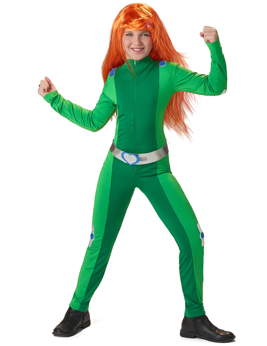 Déguisement Totally Spies vert Sam fille