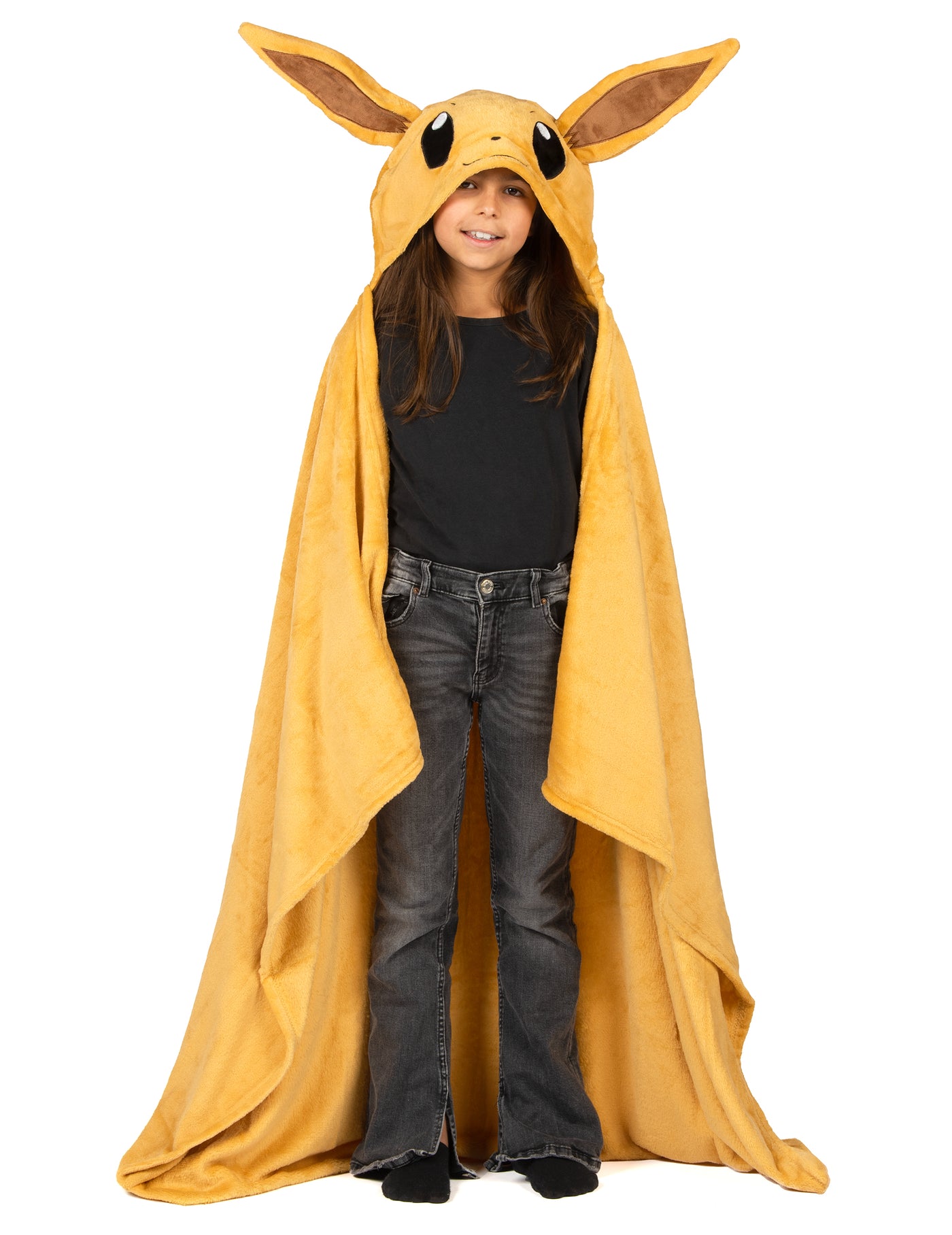Déguisement Évoli Plaid Polaire à Capuche Enfant Pokémon