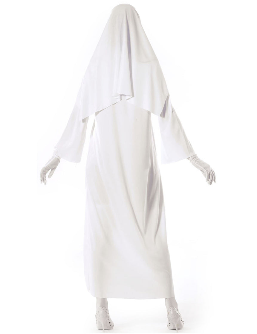 Déguisement nonne blanche fantôme femme