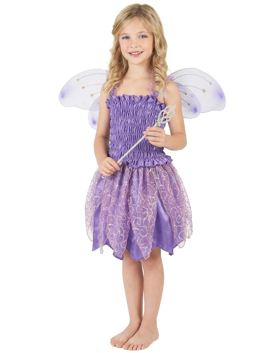 Déguisement fée violette fille