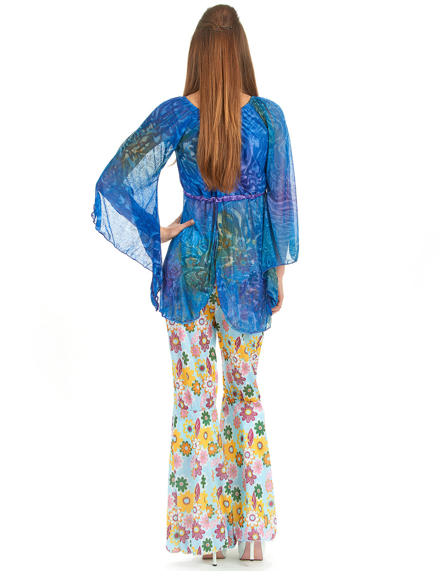 Déguisement flower power hippie femme