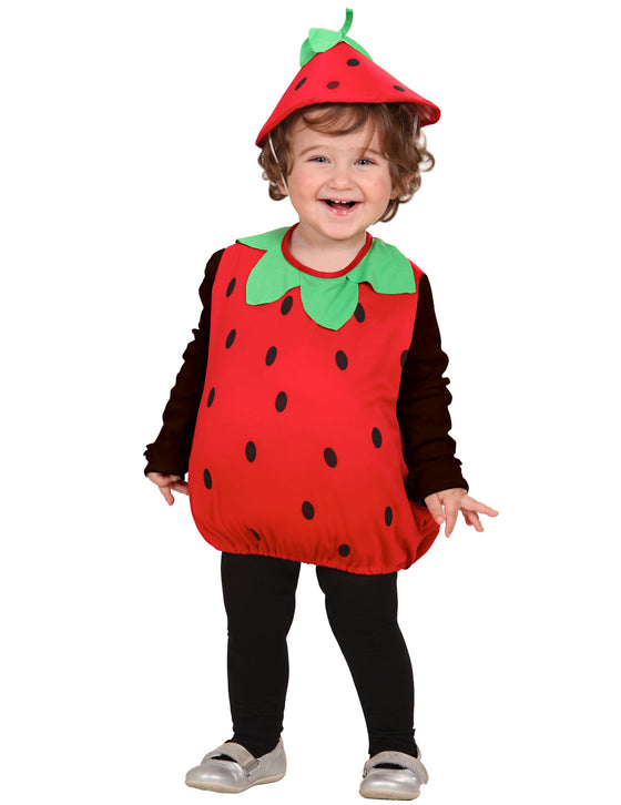 Déguisement fraise combinaison fille