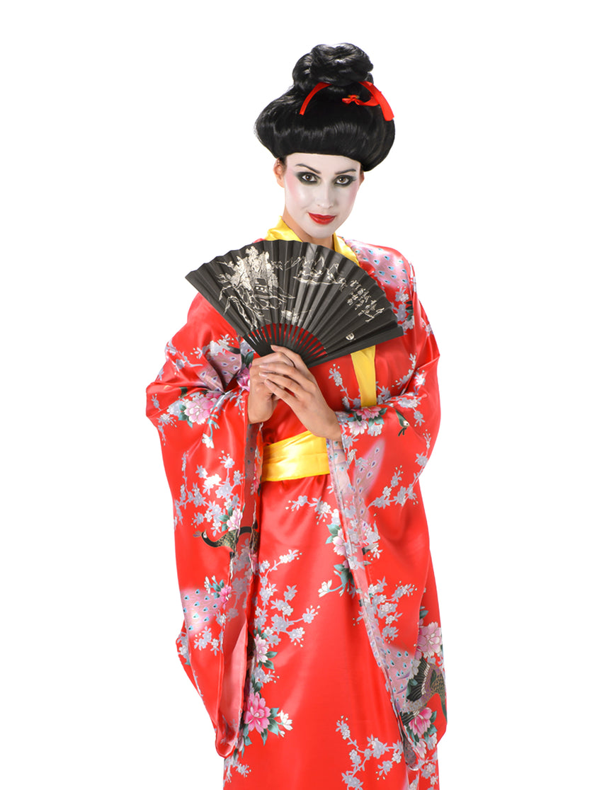 Déguisement Geisha rouge femme