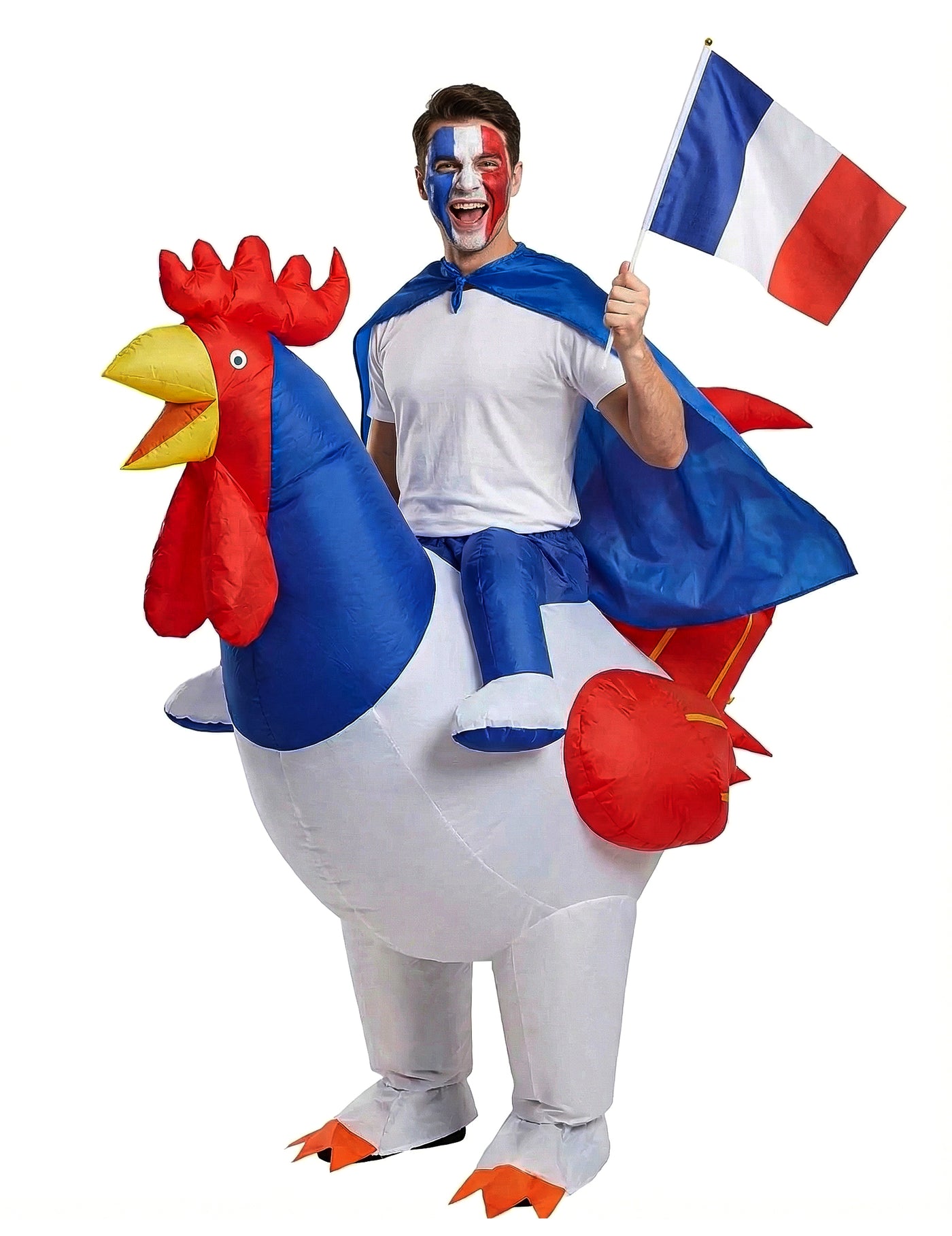 Déguisement gonflable coq adulte