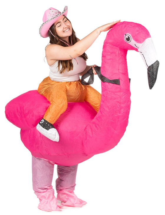 Déguisement gonflable flamingo adulte