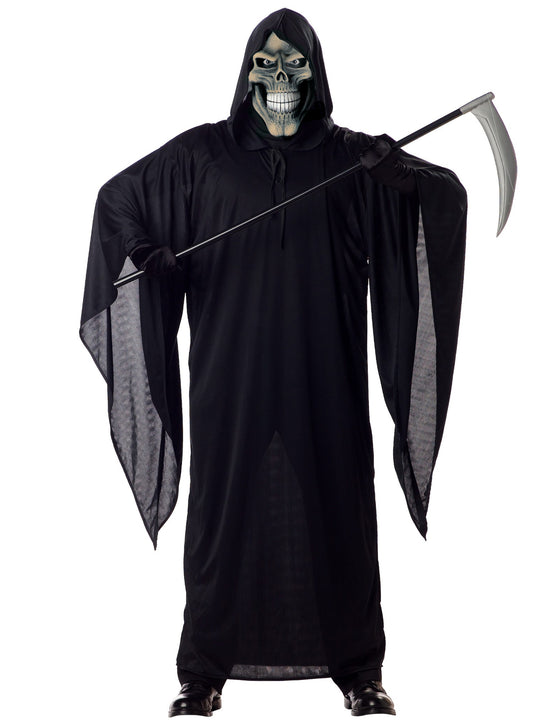 Déguisement grande taille faucheuse homme Halloween