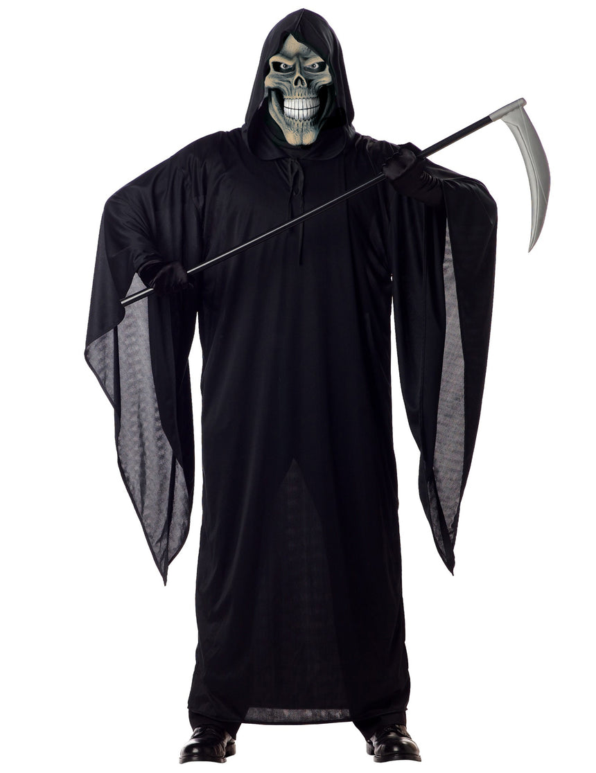Déguisement grande taille faucheuse homme Halloween