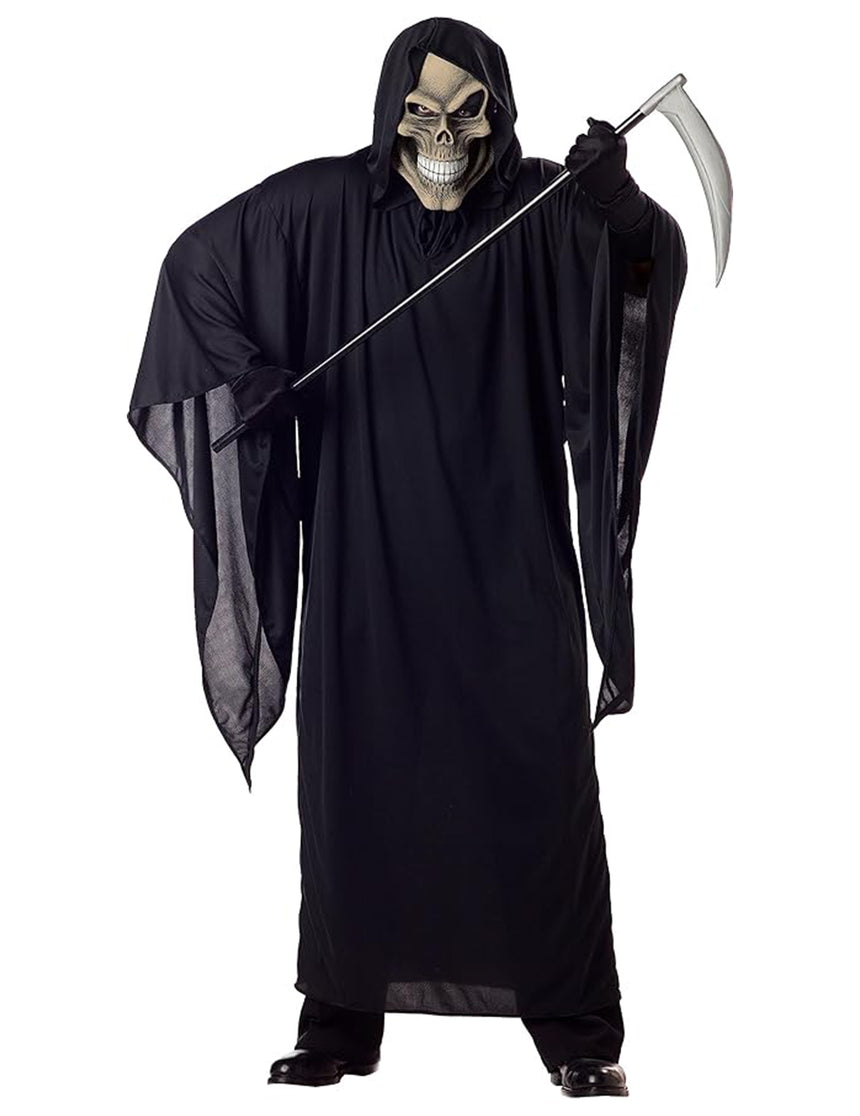 Déguisement grande taille faucheuse homme Halloween