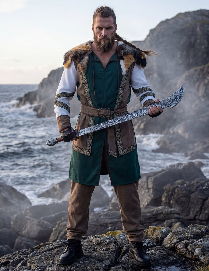 Déguisement guerrier viking luxe homme