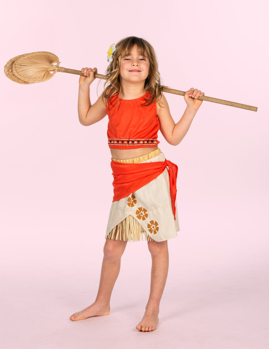 Déguisement Hawaï Corail Fille