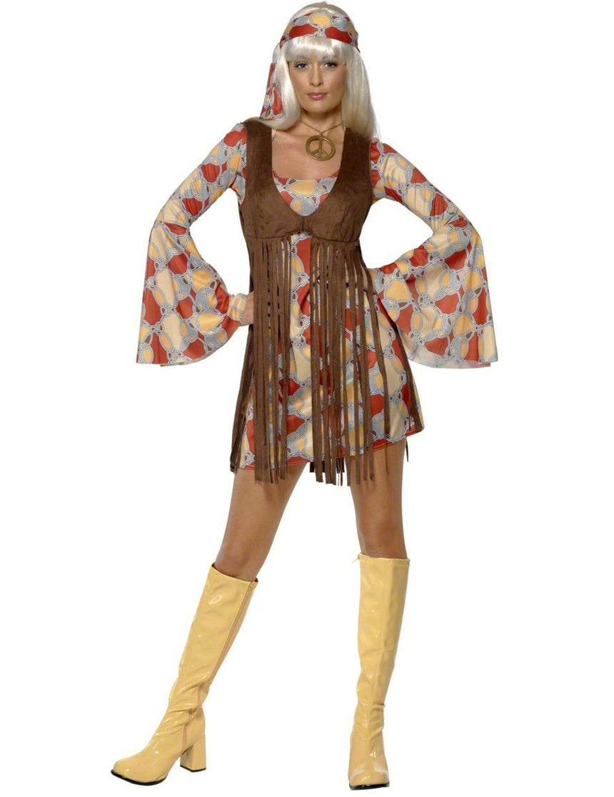 Déguisement hippie année 70 femme