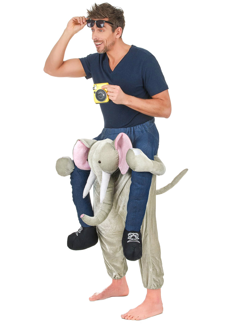 Déguisement à dos d'éléphant adulte