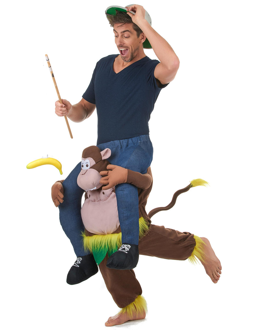 Déguisement à dos de singe adulte