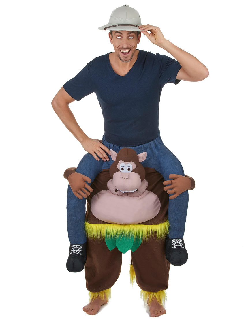 Déguisement à dos de singe adulte