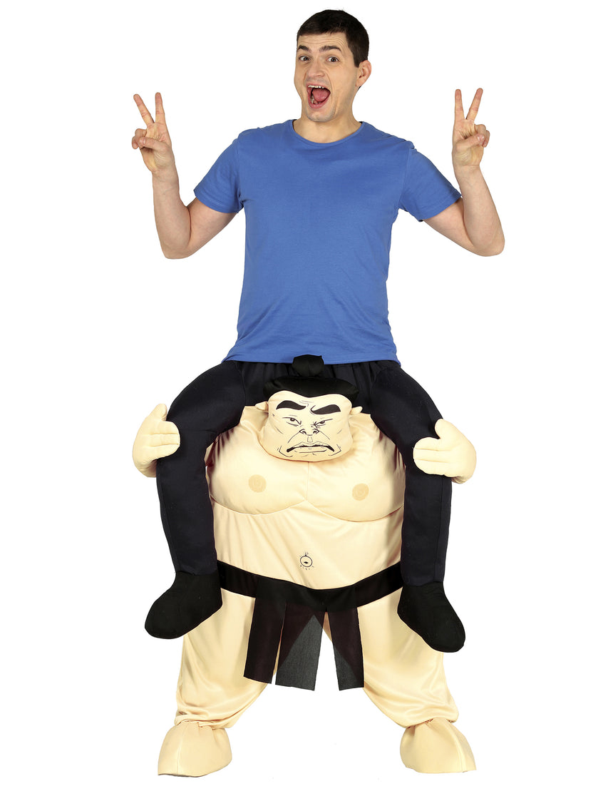 Déguisement à dos de sumo adulte