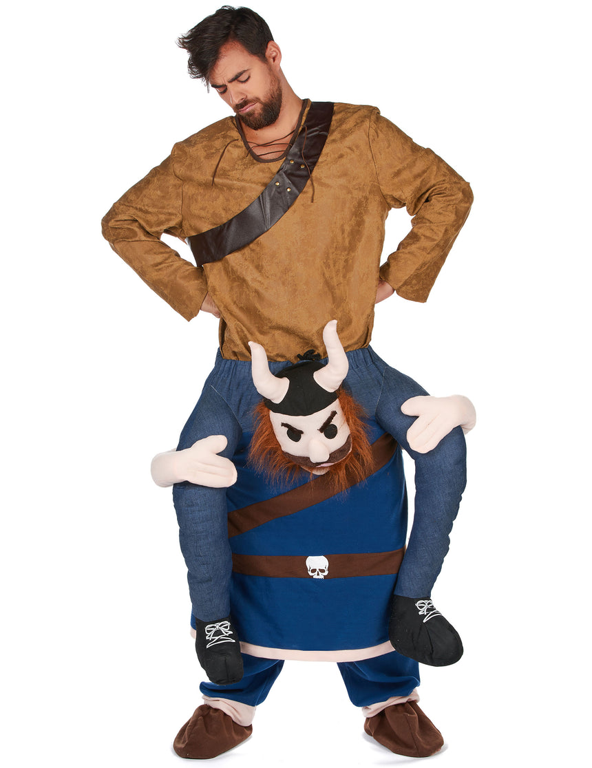Déguisement à dos de viking adulte