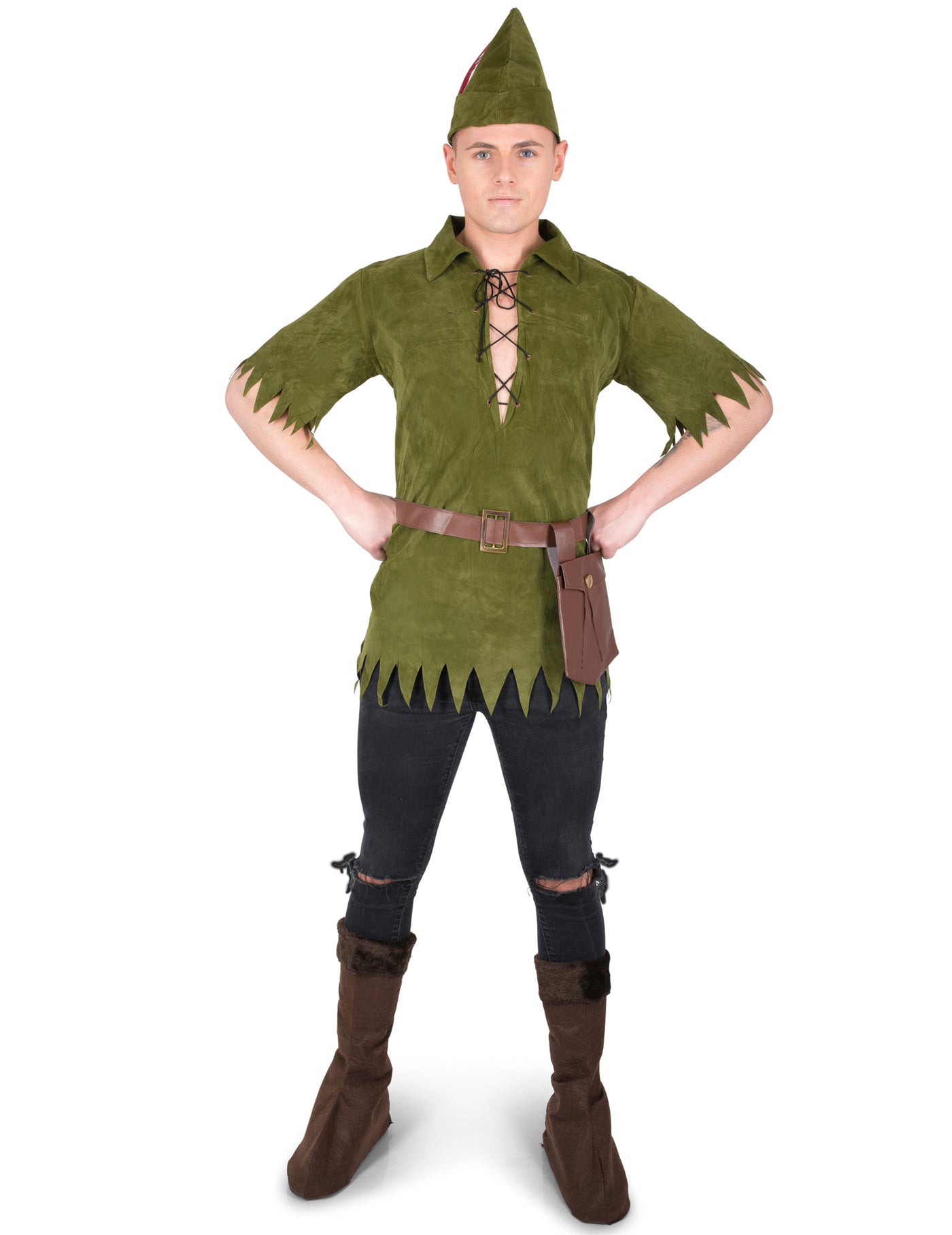 Déguisement homme des bois effet daim homme