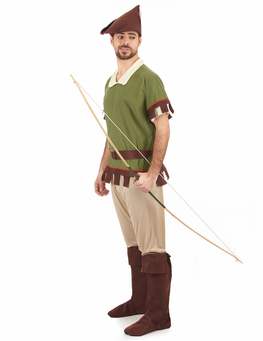 Déguisement Homme des Bois marron et vert