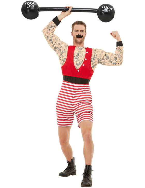 Déguisement homme fort tatoué adulte