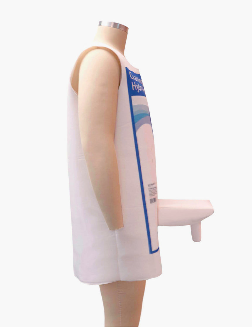 Déguisement humoristique de gel hydroalcoolique adulte