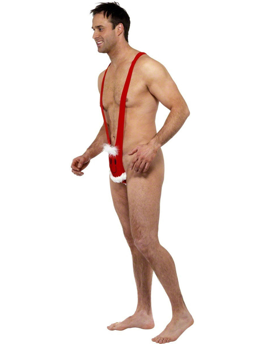 Mankini humoristique Père Noël homme