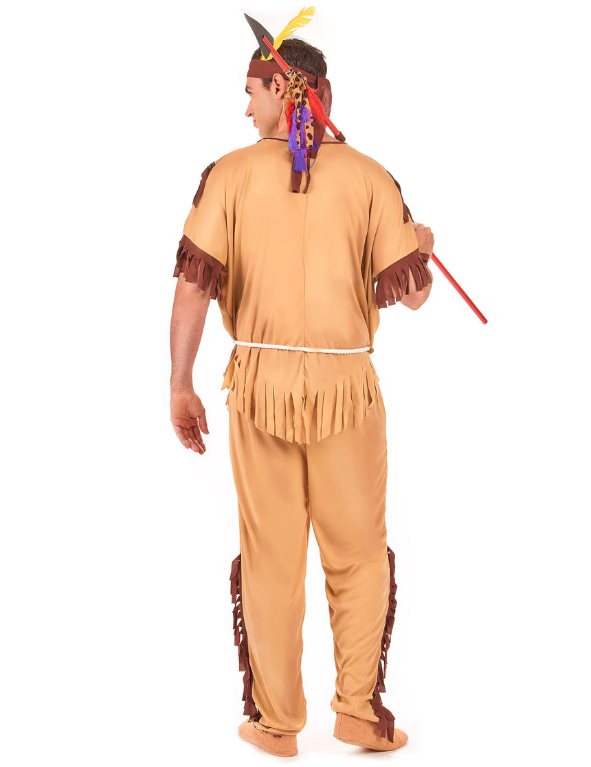 Déguisement indien bicolore homme