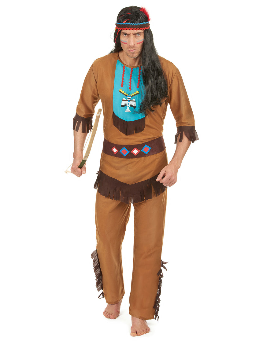 Déguisement indien à motifs homme