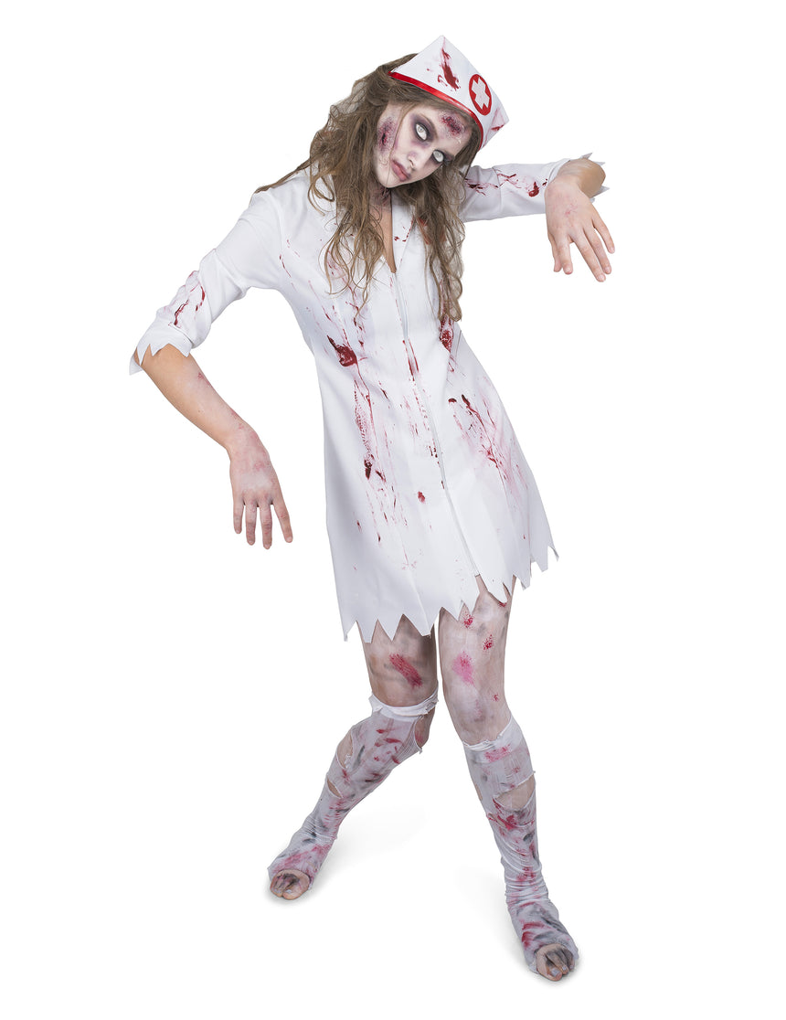 Déguisement infirmière zombifiée femme