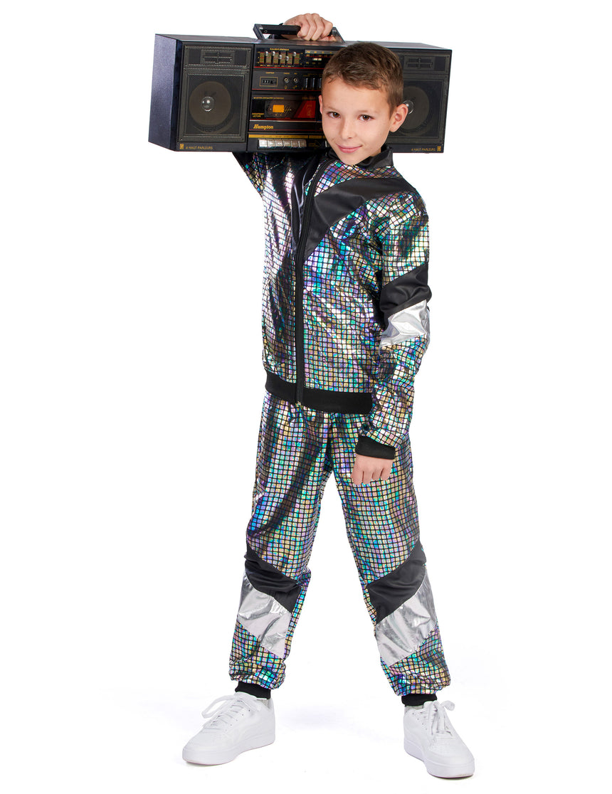 Déguisement jogging disco années 80 adolescent