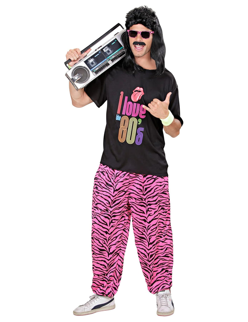 Déguisement jogging I love 80's homme