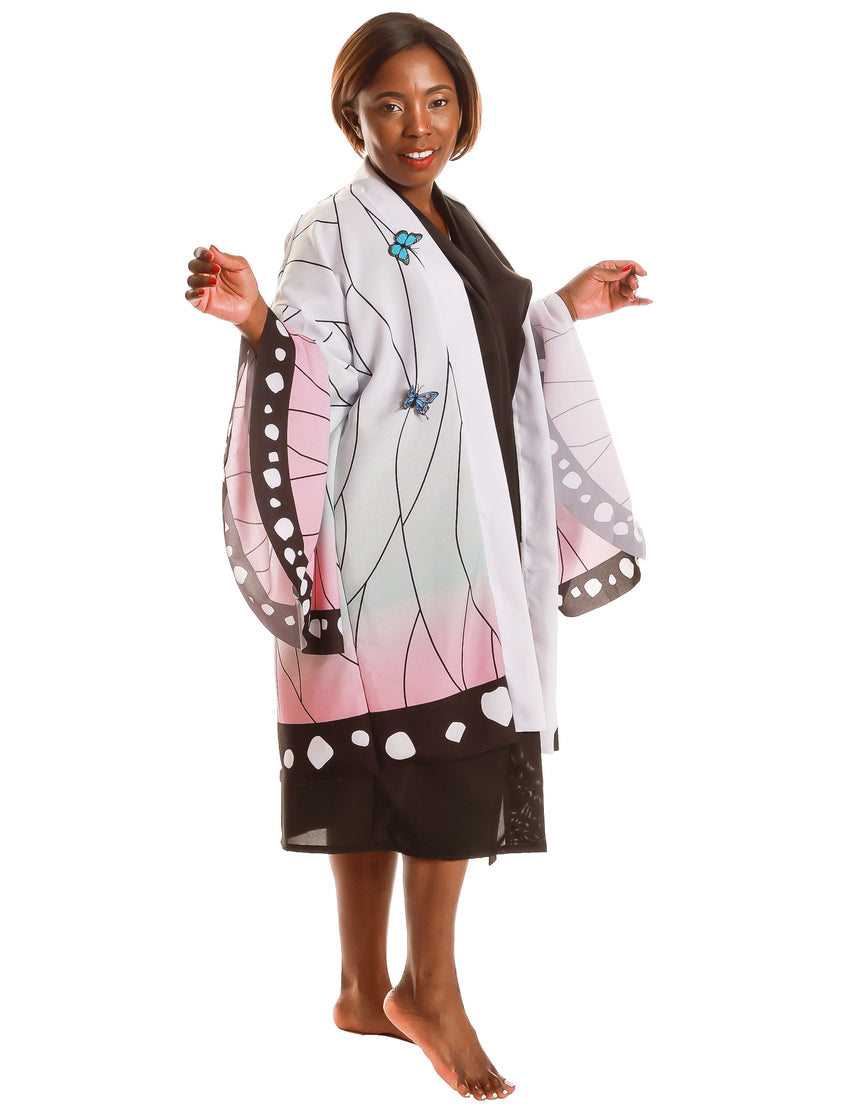 Déguisement kimono manga papillon adulte