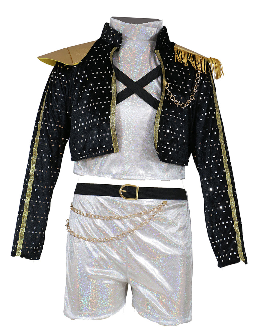 Déguisement Kpop star iridescent adulte