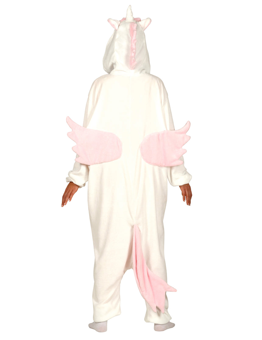 Déguisement licorne blanche et rose adulte